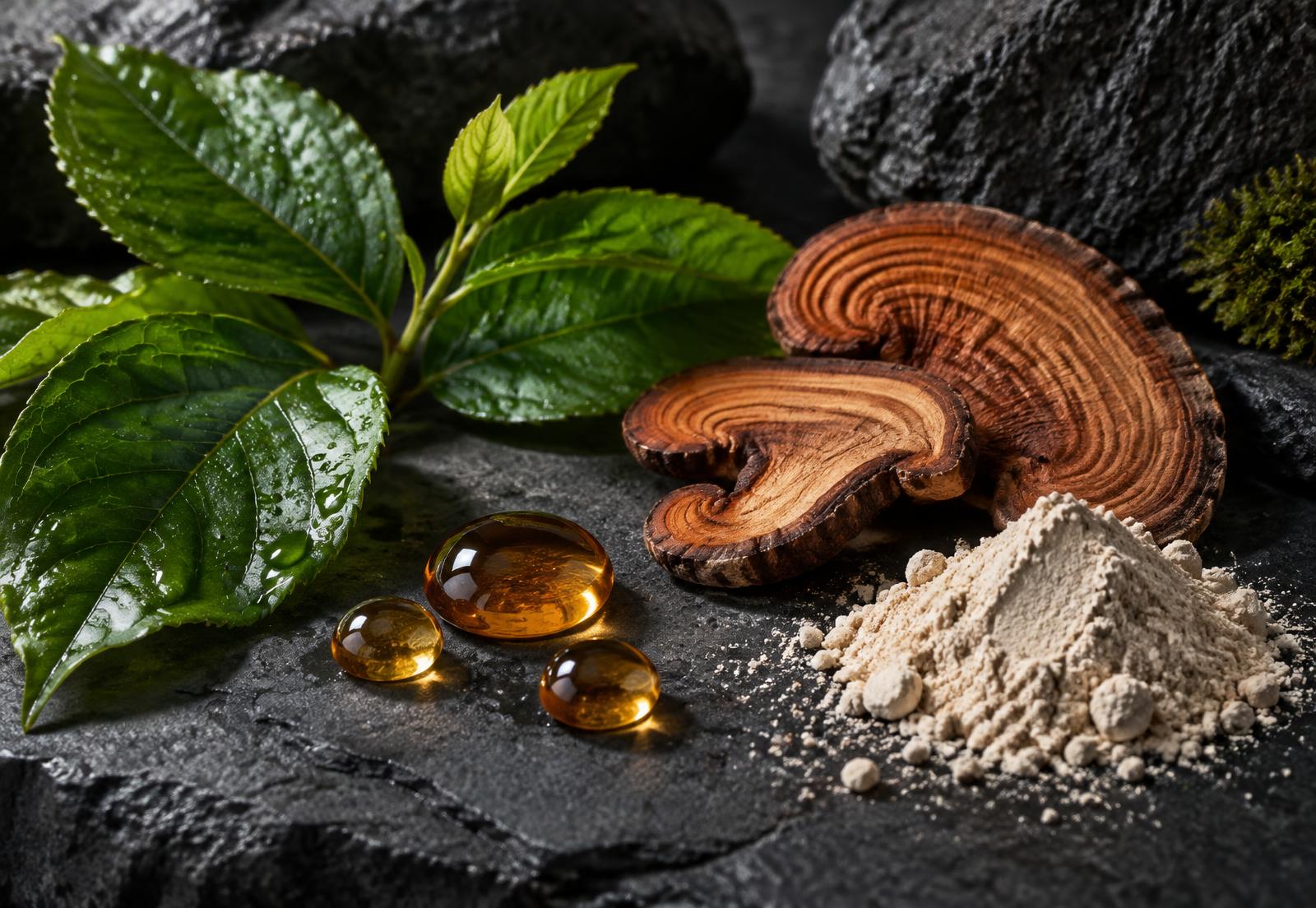 Botanicals, minerals and extracts used in nutry+ formulas